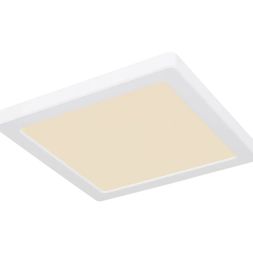 LED-kattovalaisin Globo Lasse, 3000-6500K, neliö, eri kokoja ja värejä