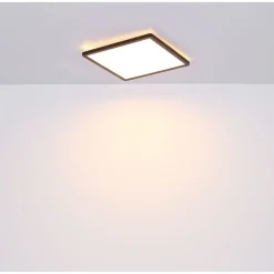 LED-kattovalaisin Globo Sapana IP44 29,4x29,4 cm eri värejä
