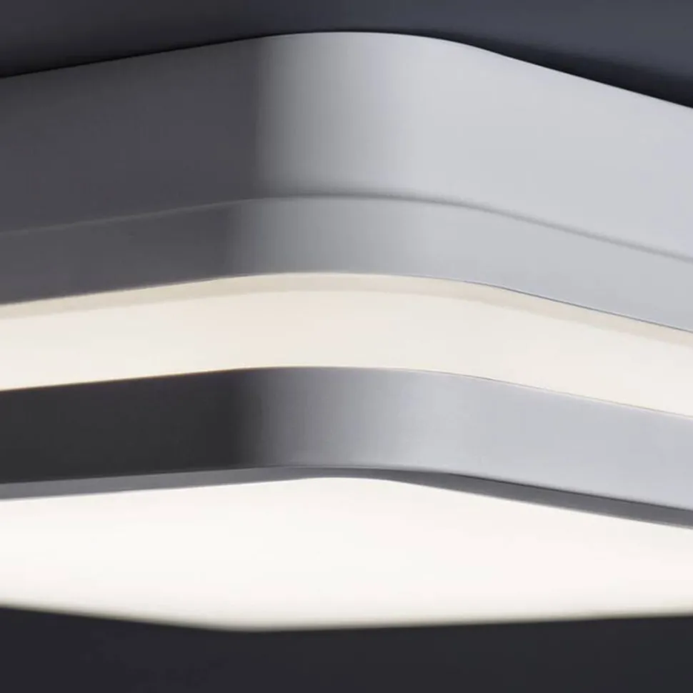 LED-kattovalaisin Kanlux Beno liiketunnistimella IP54 26x26 cm eri värejä