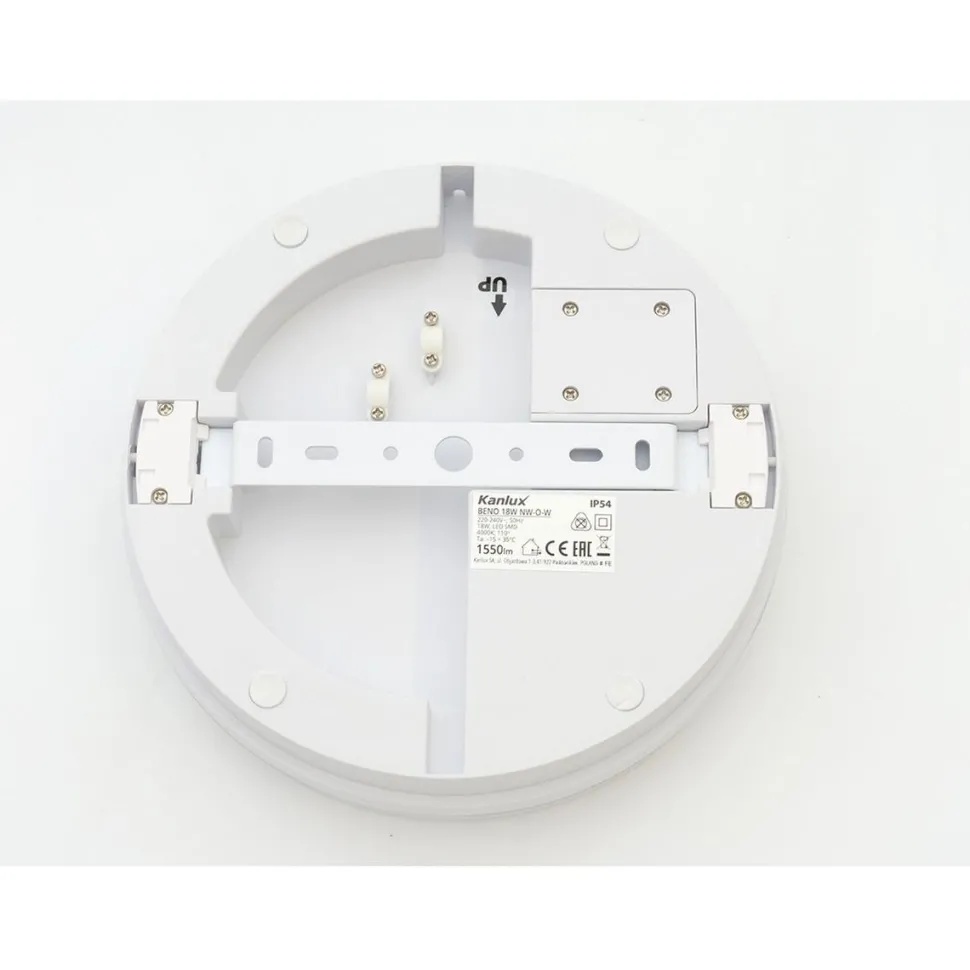 LED-kattovalaisin Kanlux Beno IP54 Ø26 cm eri värejä
