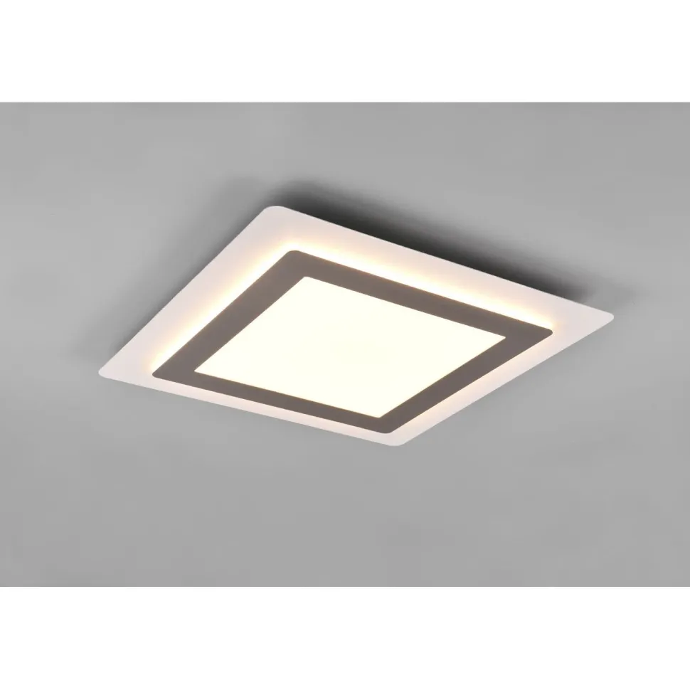 LED-kattovalaisin Trio Morgan, 45x45cm, eri värejä