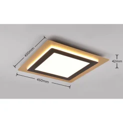 LED-kattovalaisin Trio Morgan, 45x45cm, eri värejä