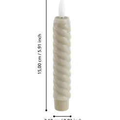 Led-kierrekynttilä Eglo Living Andrafiabe, 2kpl