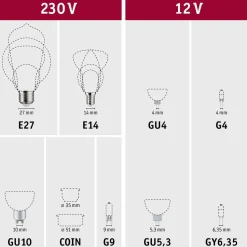 LED-kohdelamppu Paulmann Reflector, GU10, 320lm, 4.3W, 2200K, hyönteisystävällinen, hopea