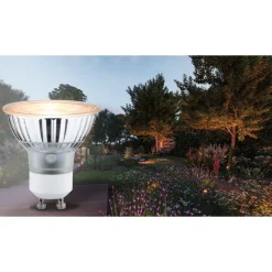 LED-kohdelamppu Paulmann Reflector, GU10, 320lm, 4.3W, 2200K, hyönteisystävällinen, hopea