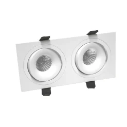 LED-kohdevalaisin FTLIGHT QSPOT, 2x5W, IP44, himmennettävä, valkoinen, eri vaihtoehtoja
