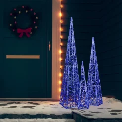 LED-koristevalokartiosarja akryyli 60/90/120 cm eri värejä