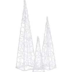 LED-koristevalokartiosarja akryyli 30/45/60 cm eri värejä