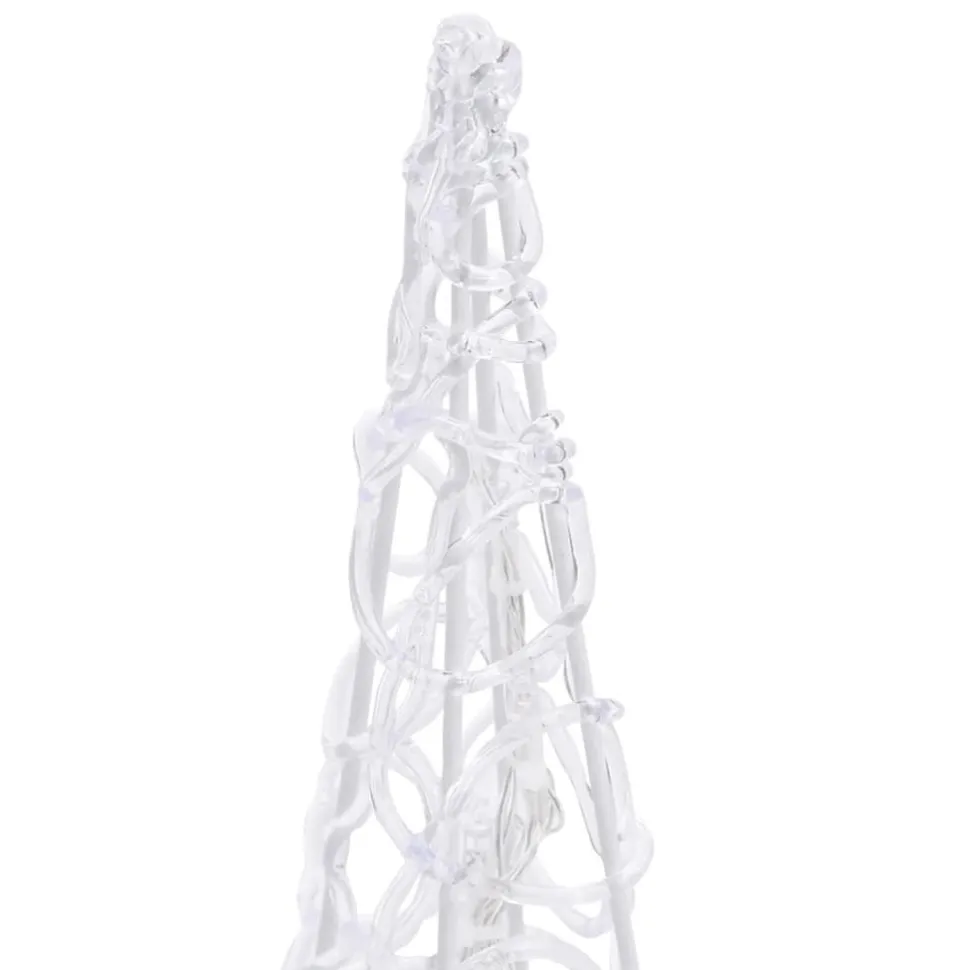 LED-koristevalokartiosarja akryyli 30/45/60 cm eri värejä