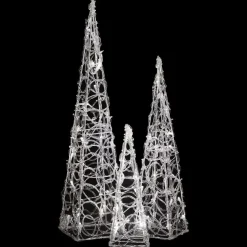 LED-koristevalokartiosarja akryyli 30/45/60 cm eri värejä