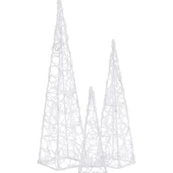 LED-koristevalokartiosarja akryyli 30/45/60 cm eri värejä