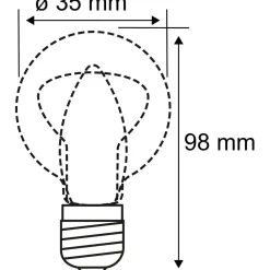 LED-kynttilälamppu Paulmann Plug & Shine, E14, DC 24V, 160lm, 2W, 3000K, filamentti, himmennettävä, kirkas