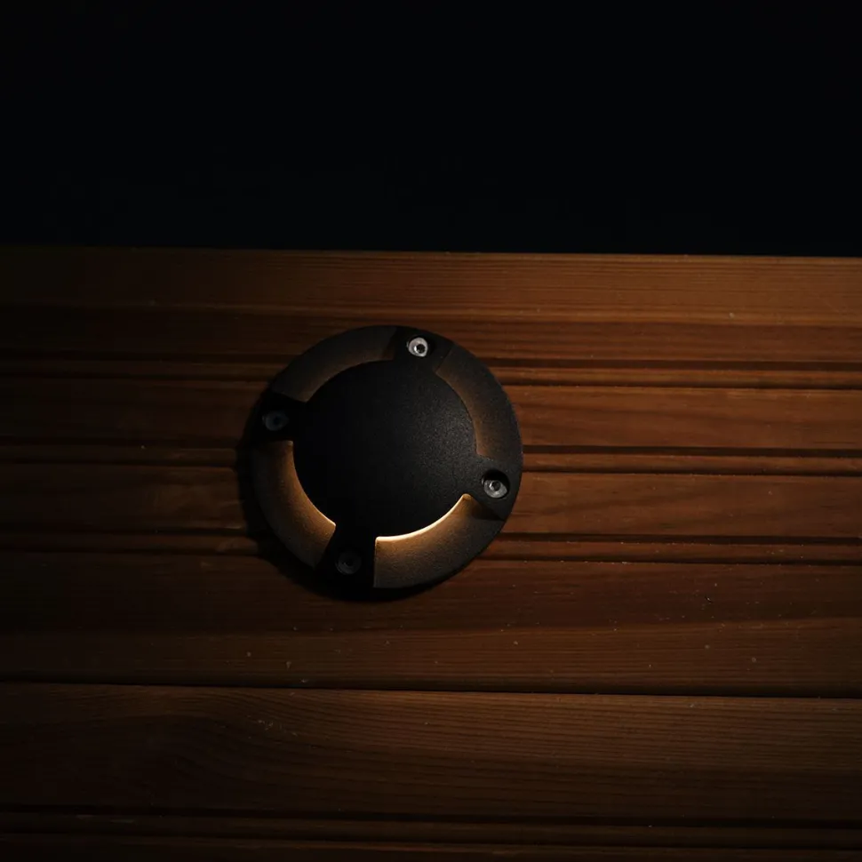 LED-laiturivalaisin FTLIGHT Marina IV, 1.5W, 24V, IP67, musta alumiini, eri vaihtoehtoja
