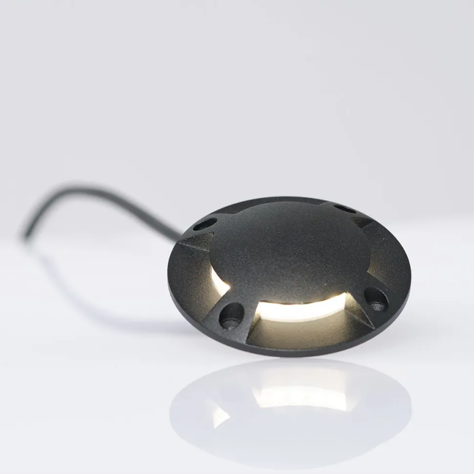 LED-laiturivalaisin FTLIGHT Marina IV, 1.5W, 24V, IP67, musta alumiini, eri vaihtoehtoja