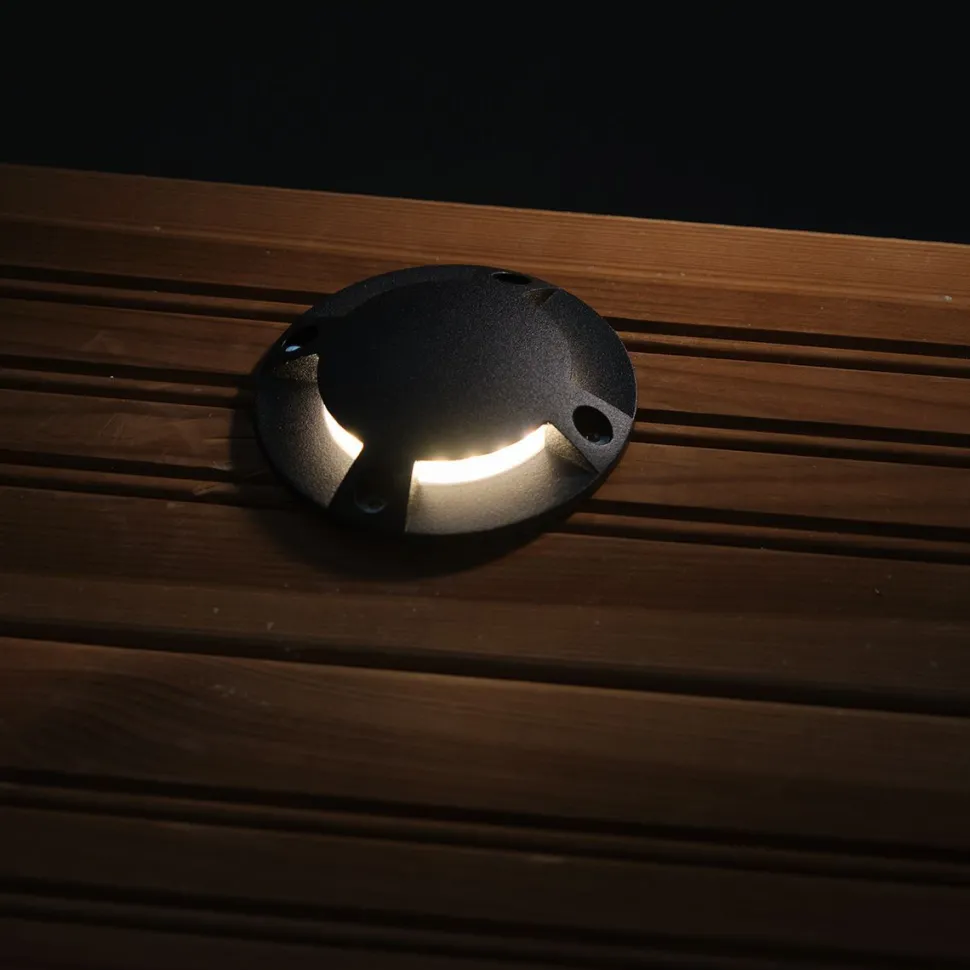 LED-laiturivalaisin FTLIGHT Marina IV, 1.5W, 24V, IP67, musta alumiini, eri vaihtoehtoja