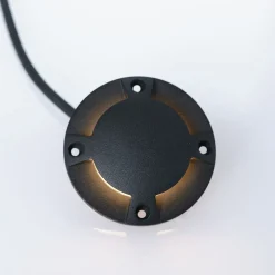 LED-laiturivalaisin FTLIGHT Marina IV, 1.5W, 24V, IP67, musta alumiini, eri vaihtoehtoja