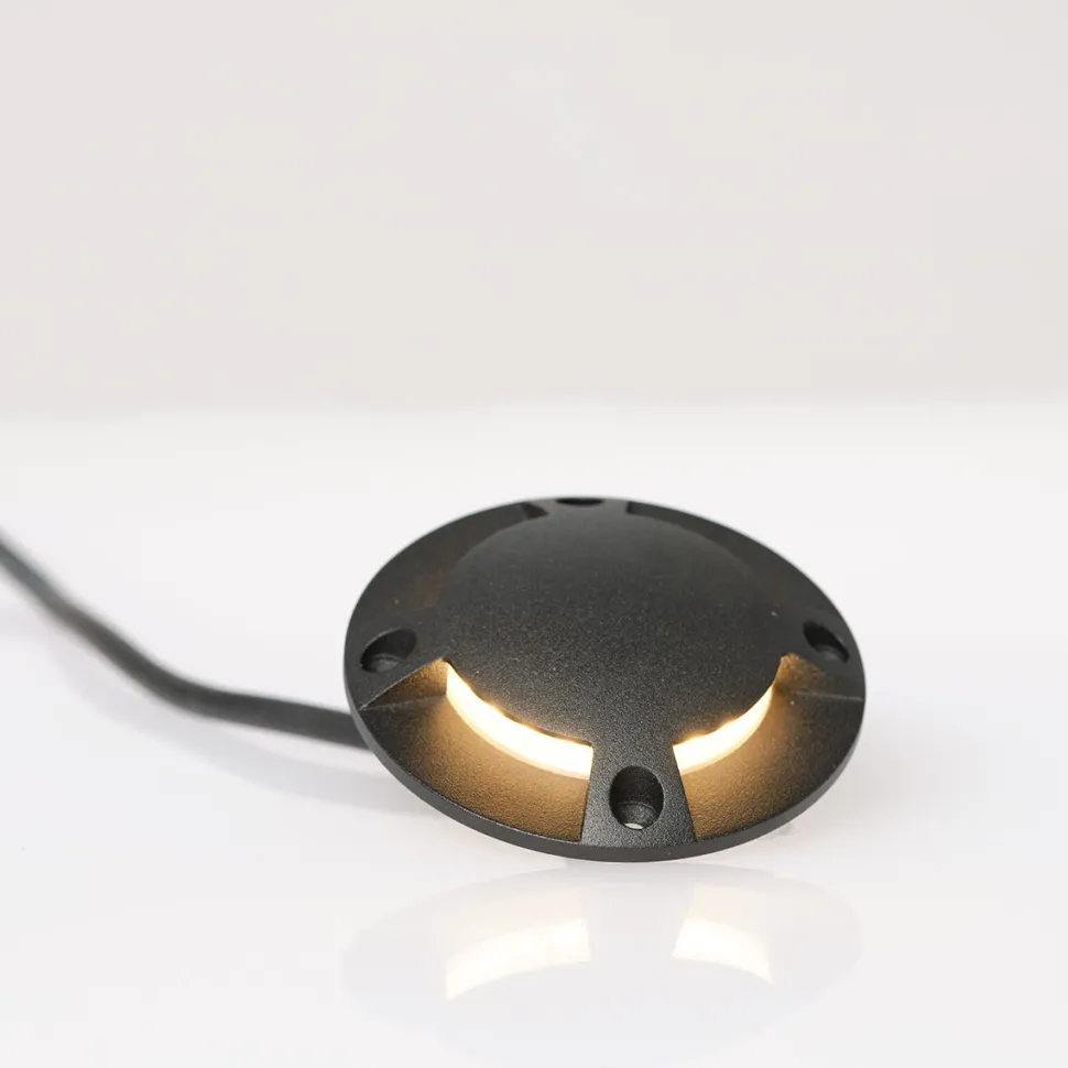 LED-laiturivalaisin FTLIGHT Marina IV, 1.5W, 24V, IP67, musta alumiini, eri vaihtoehtoja