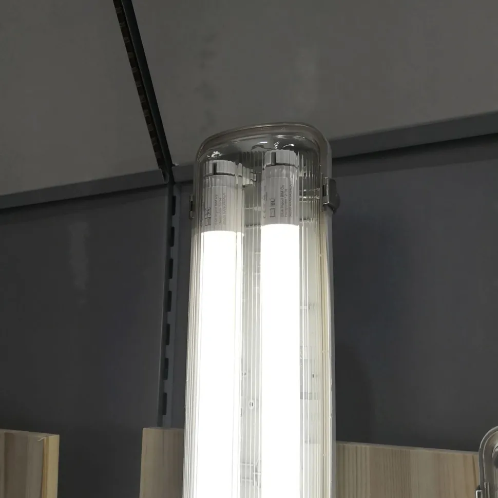 LED-loisteputkivalaisin LED Energie 2x22 W IP65 2xLED-putkella 1566x110x63 mm