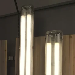 LED-loisteputkivalaisin LED Energie 2x22 W IP65 2xLED-putkella 1566x110x63 mm