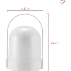 LED-lyhty Paulmann Pauleen Mobile Shine, valkoinen