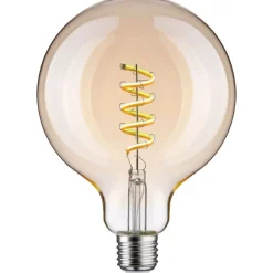 LED-älylamppu Paulmann Smart Home Zigbee 3.0 Globe, G125, E27, 600lm, 7,5W, filamentti, säädettävä värilämpötila, himmennettävä, kulta