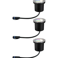 LED-Maavalaisin aloitussetti Paulmann Plug & Shine upotettava RGBW