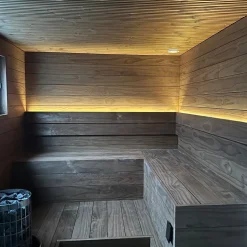 LED-nauha FTLIGHT Elite Sauna 24V 3000K IP67 10W/m 40lm/m 2.5m musta