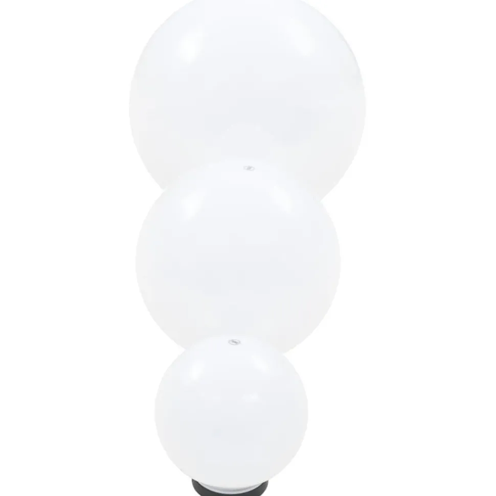 Led-pallovalaisimet 3 kpl 20/30/40 cm akryyli
