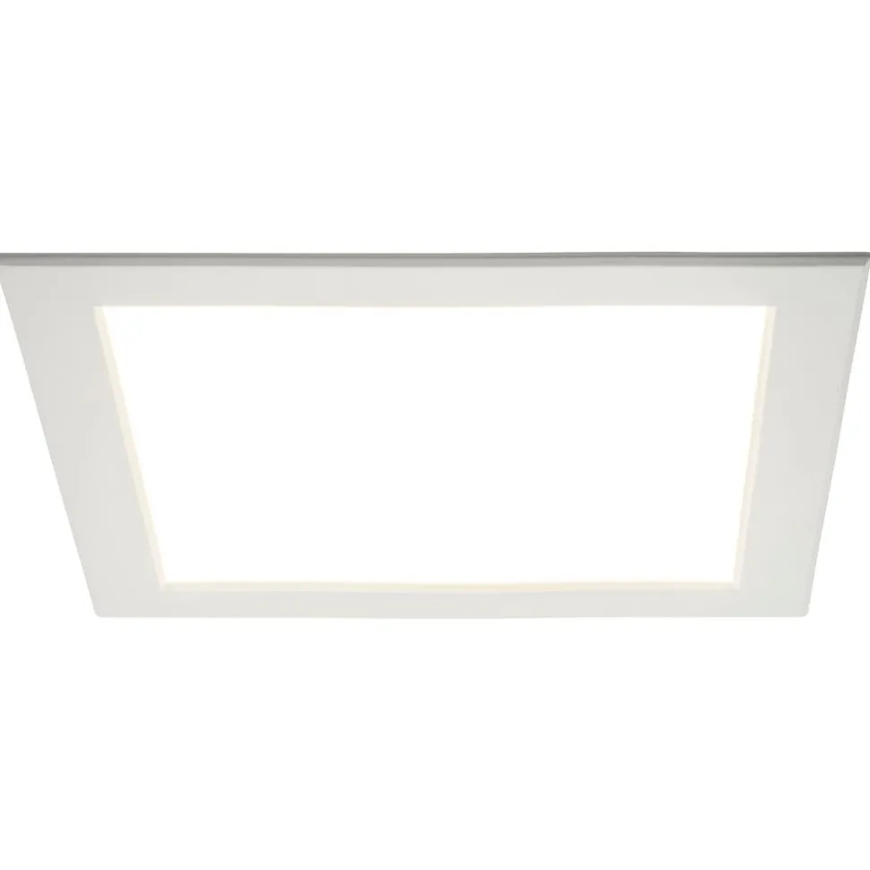 LED-paneeli Airam Flat N II, 15W/830, 225x225mm, himmennettävä, IP44, valkoinen/opaali