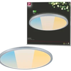 LED-paneeli Paulmann Atria Shine, pyöreä, IP44, 3000-6500K, eri kokoja