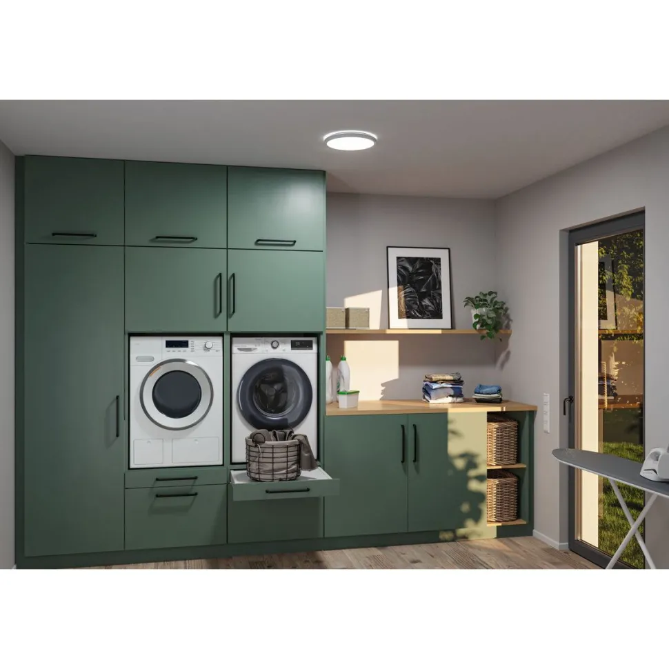 LED-paneeli Paulmann Atria Shine, pyöreä, IP44, 3000-6500K, eri kokoja