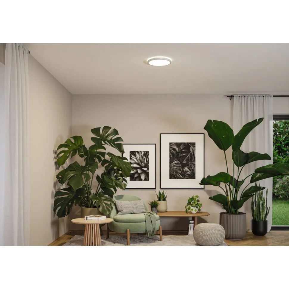 LED-paneeli Paulmann Atria Shine, pyöreä, IP44, 3000-6500K, eri kokoja