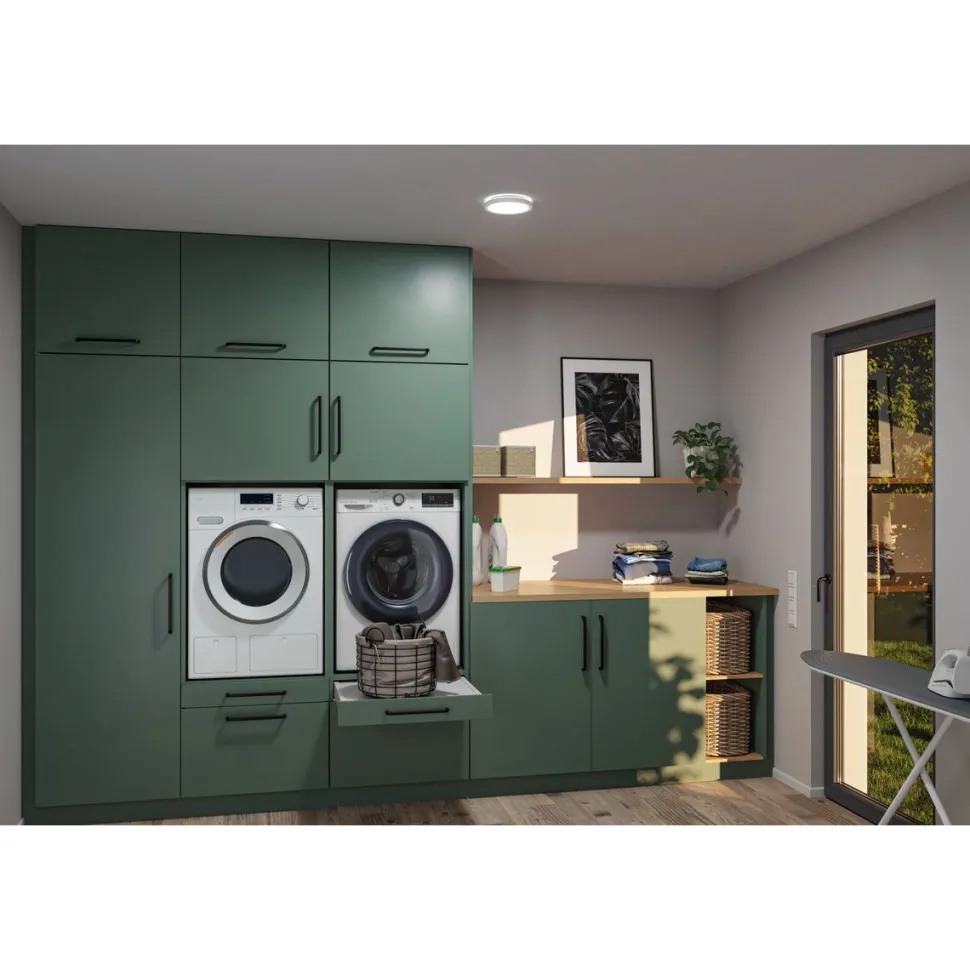 LED-paneeli Paulmann Atria Shine, pyöreä, IP44, 3000-6500K, eri kokoja