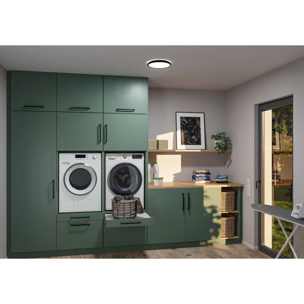 LED-paneeli Paulmann Atria Shine, pyöreä, IP44, 3000-6500K, eri kokoja
