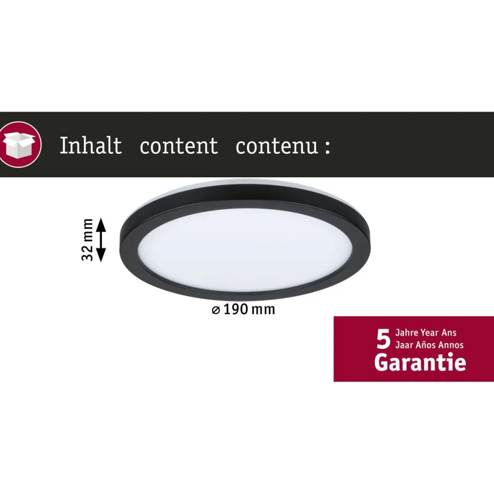 LED-paneeli Paulmann Atria Shine, pyöreä, IP44, 3000-6500K, eri kokoja