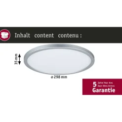 LED-paneeli Paulmann Atria Shine, pyöreä, IP44, 3000-6500K, eri kokoja
