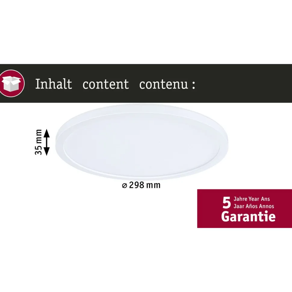 LED-paneeli Paulmann Atria Shine, pyöreä, IP44, 3000-6500K, eri kokoja