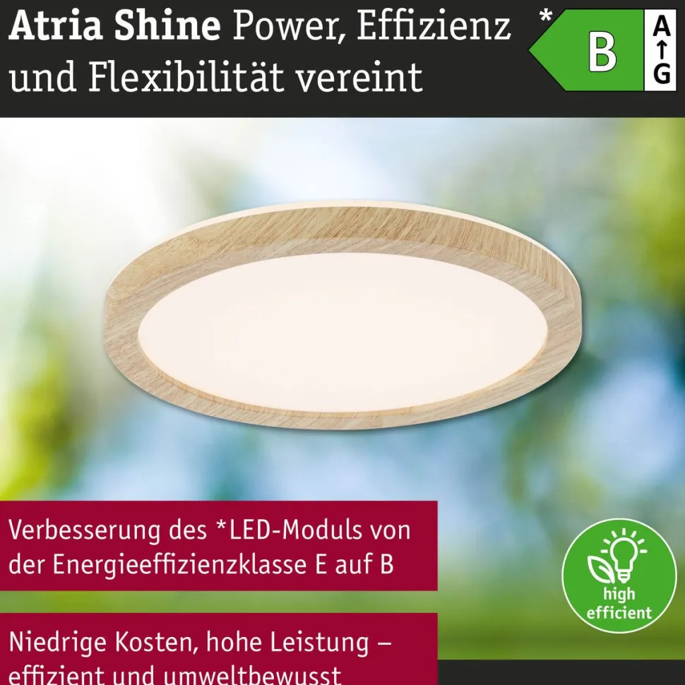 LED-paneeli Paulmann Atria Shine, pyöreä, IP44, 3000-6500K, eri kokoja