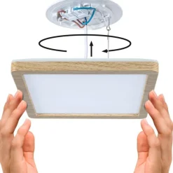 LED-paneeli Paulmann Atria Shine, kulmikas, IP44, 3000-6500K, eri kokoja
