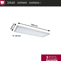 LED-paneeli Paulmann Atria Shine, kulmikas, IP44, 3000-6500K, eri kokoja