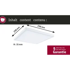 LED-paneeli Paulmann Atria Shine, kulmikas, IP44, 3000-6500K, eri kokoja