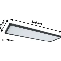 LED-paneeli Paulmann Atria Shine Backlight, 58x20cm, 22W, 4000K, himmennettävä, eri värejä
