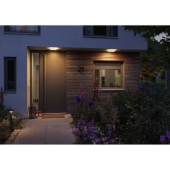 LED-paneeli ulkokäyttöön Paulmann Lamina, IP44, 25x25cm, liiketunnistin, hämärätunnistin, säädettävä värilämpötila, eri värejä