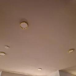LED-Plafondi Eglo Fueva 5 harjattu messinki/valkoinen pyöreä eri kokoja