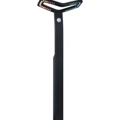 LED-pollarivalaisin Paulmann Alara Smart Home Zigbee 3.0 665mm hämäräohjattu liiketunnistin IR RGBW+ 10W 450lm antrasiitti