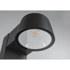 LED-pollarivalaisin Paulmann Capea, IP44, 50cm, 2200K, antrasiitti