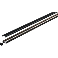 LED-profiili diffuusorilla Paulmann Base, musta, eri kokoja