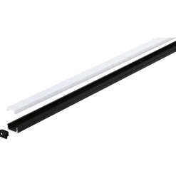 LED-profiili diffuusorilla Paulmann Base White, musta/valkoinen, eri kokoja