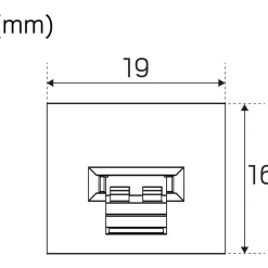 LED-profiili Hide-a-lite LED Extend G2 75 säädettävä valkoinen