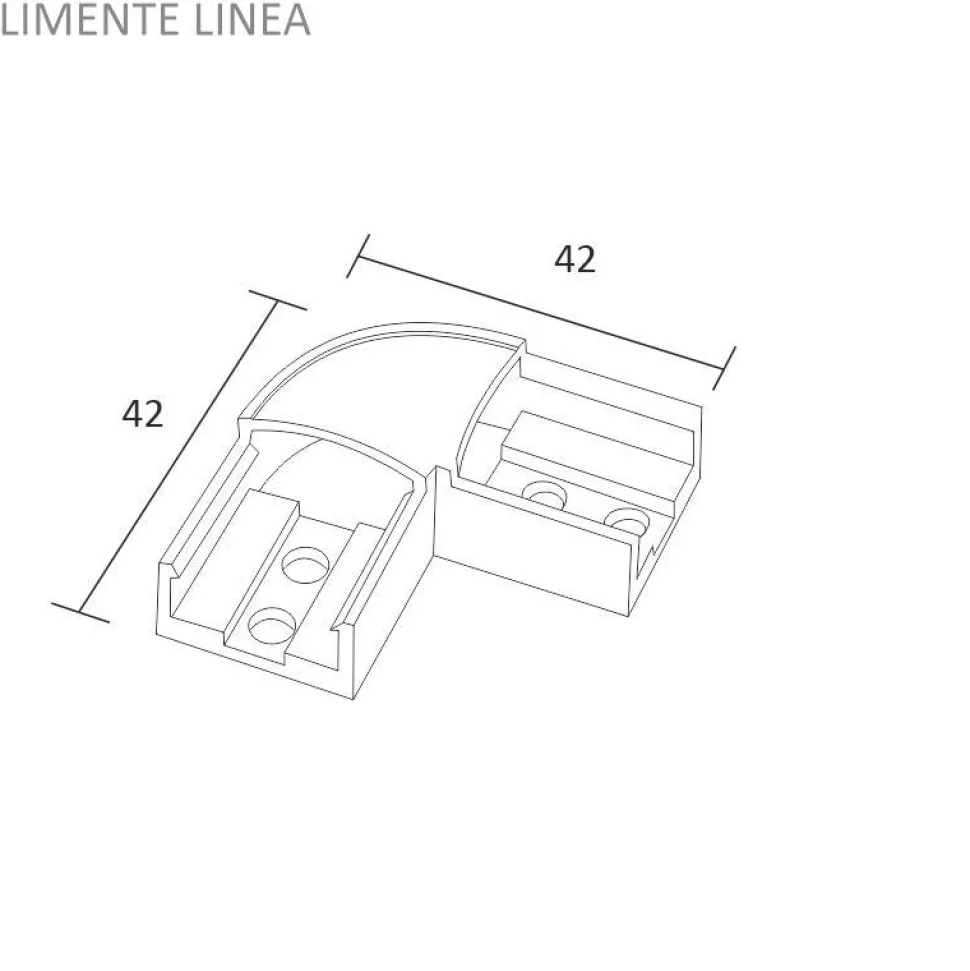 LED-profiili Limente Linea, 24V, 3000K